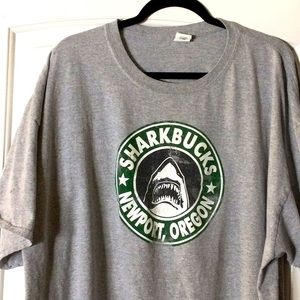 3x men’s shark bucks T-shirt